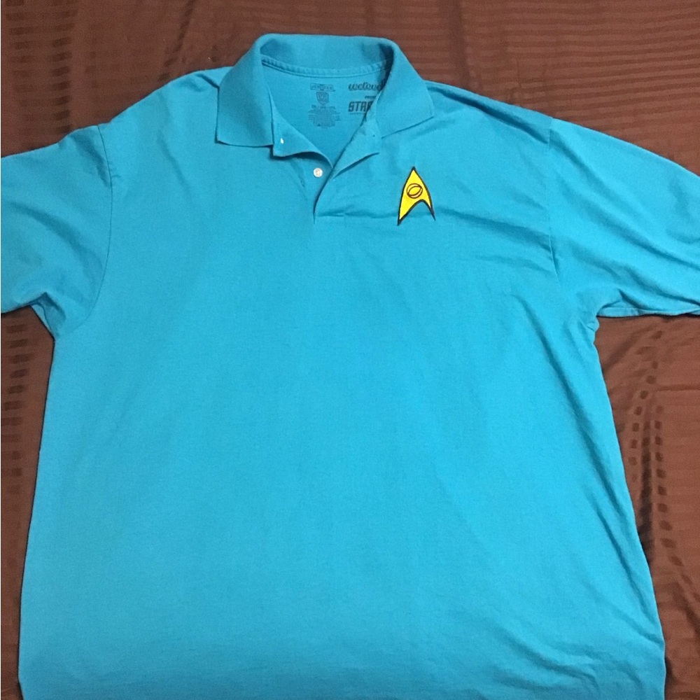 Star Trek blue Polo Shirt